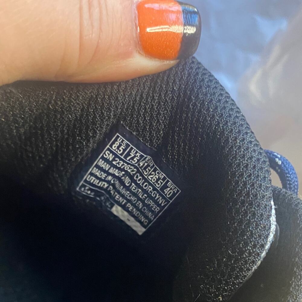 Skechers Men's Blue and Gray Slip-Ins Sneakers - Picture 9 of 11